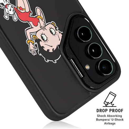 Betty Boop With Puppy Galaxy S25 Ultra Kickstand Case